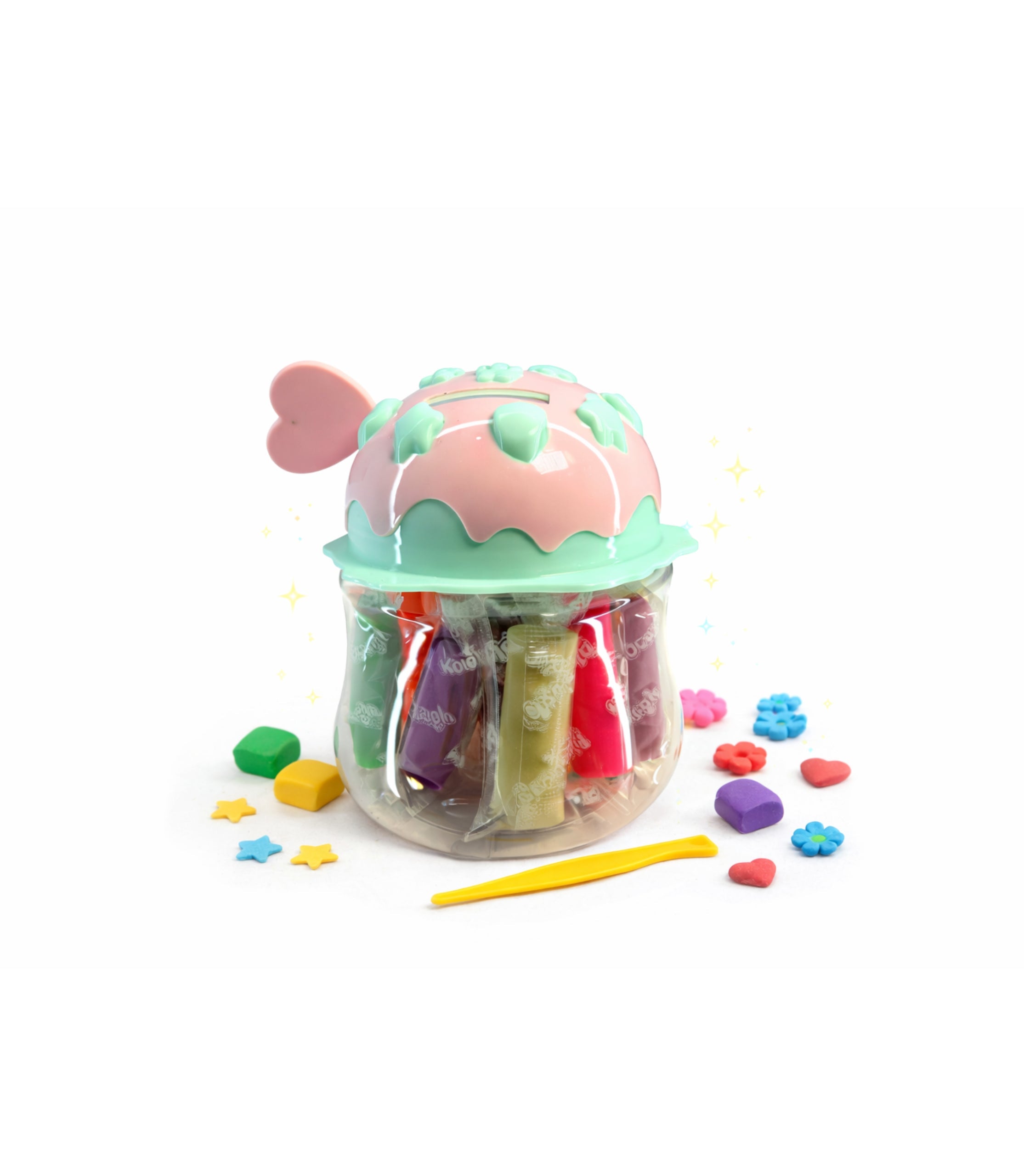 Set Plastilină Colorată În Recipient Ciupercă