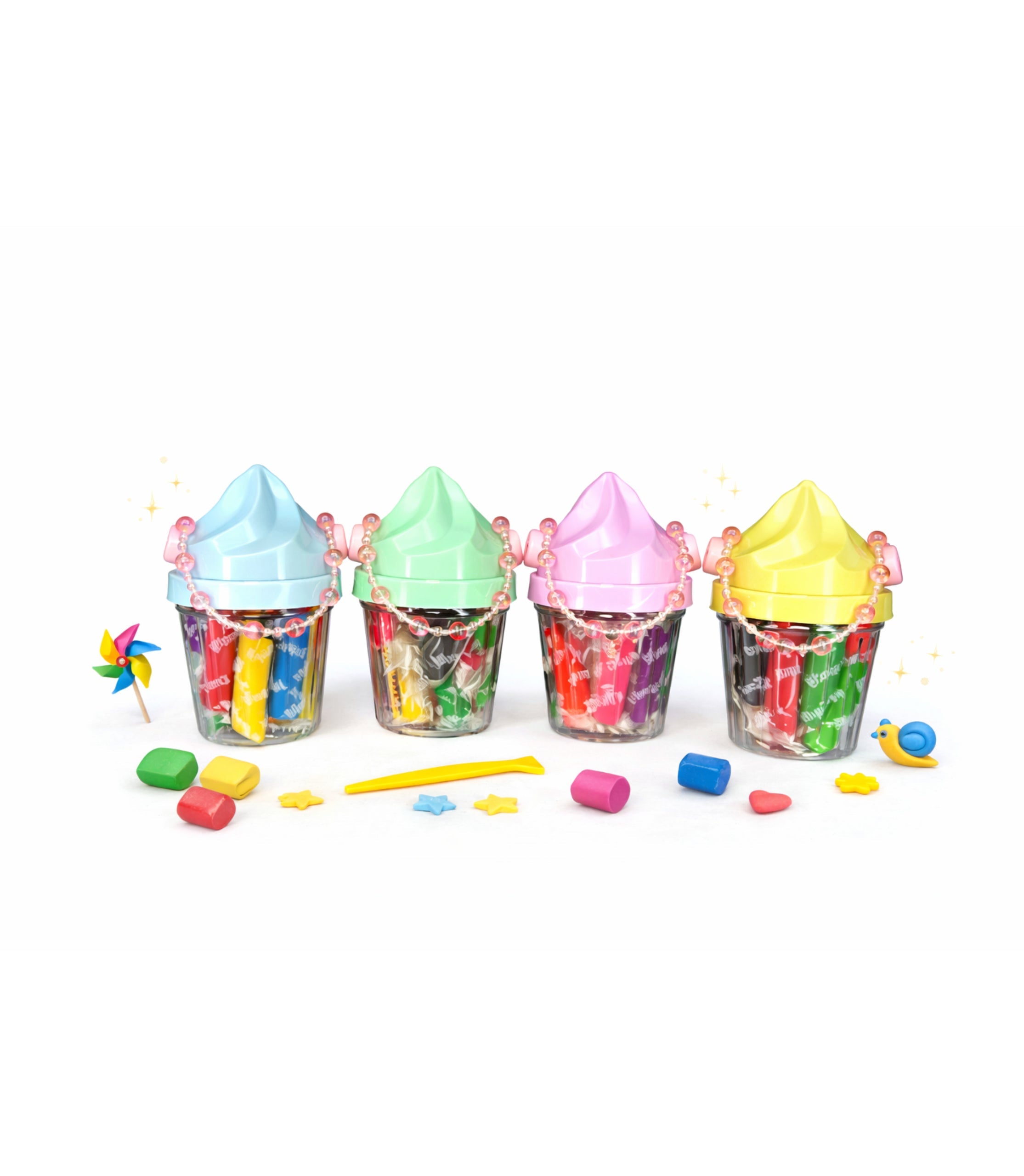Plastilină Colorată În Cupă De Înghețată