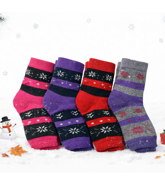 Sosete Copii Lungi Flausate (20 Buc/Set) En-gross