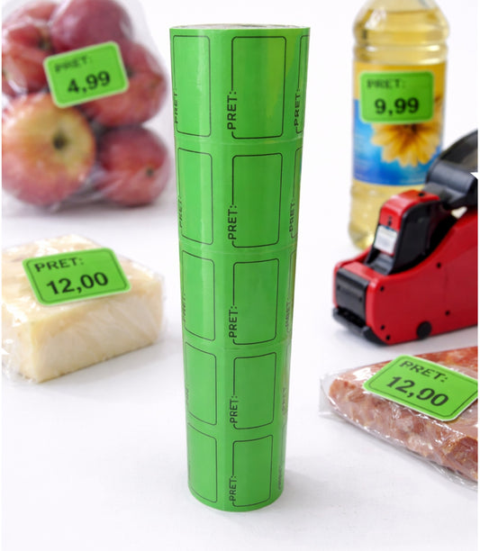 Role etichete adezive pentru preturi (6 buc/set) engross