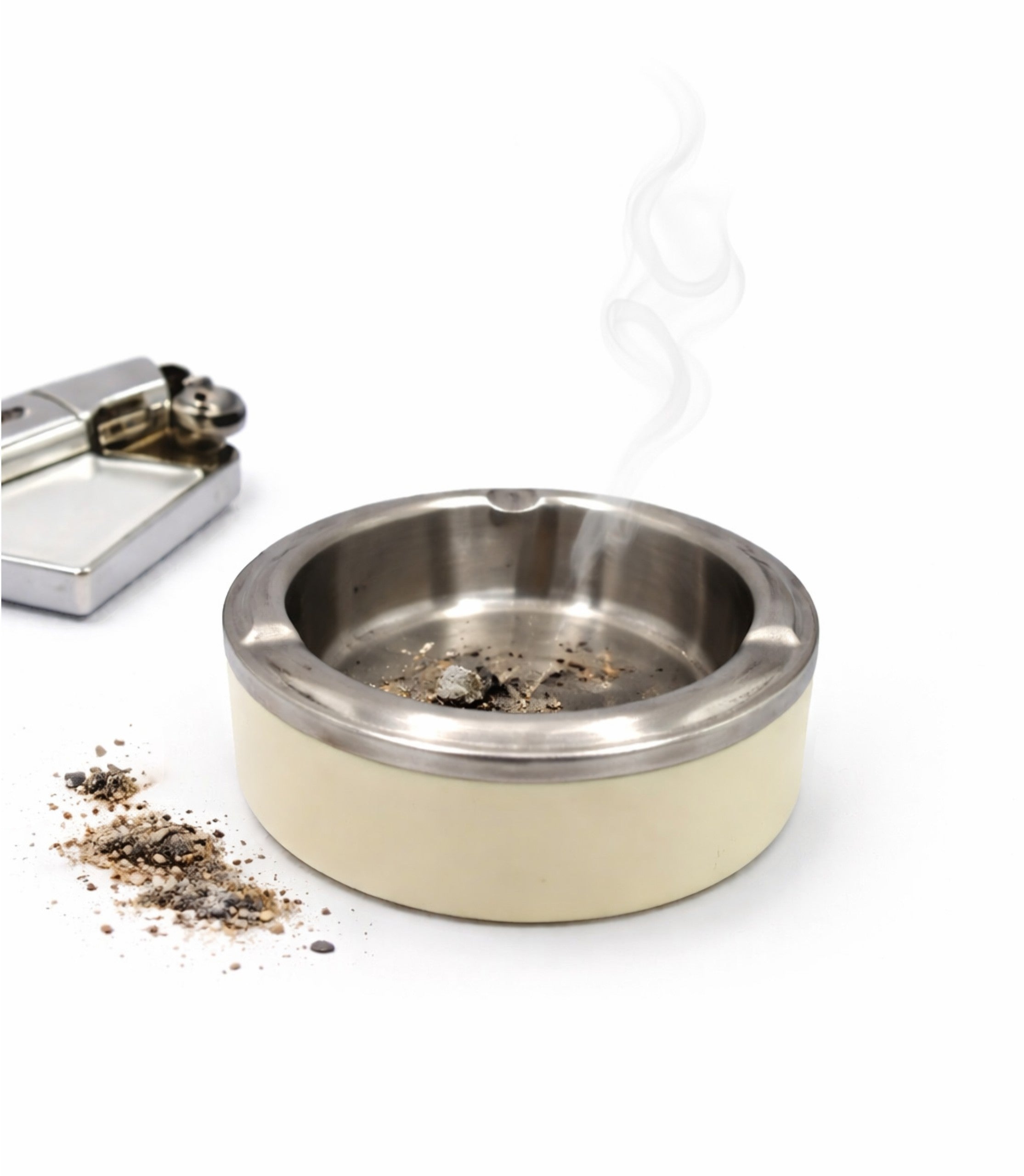 Scrumieră Rotundă 11cm Cu Interior Inox