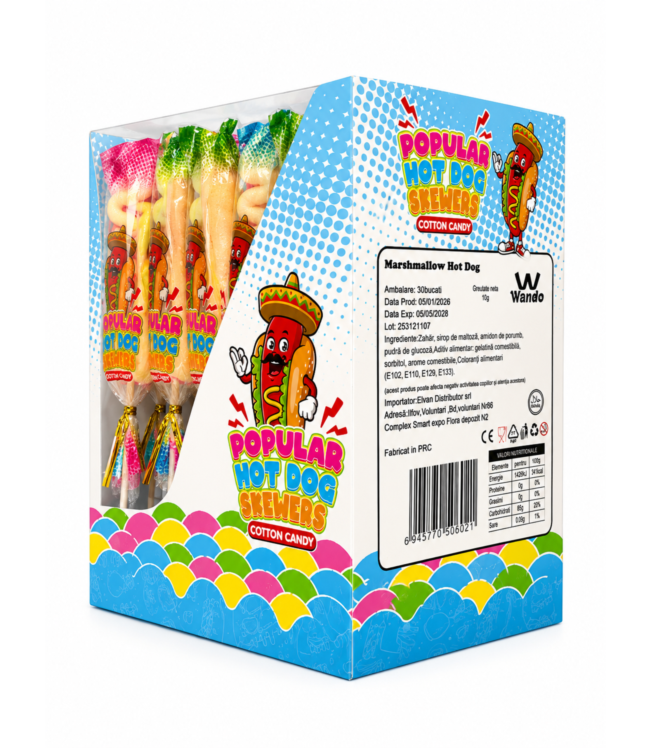 Marshmallow Hot Dog 10Gr