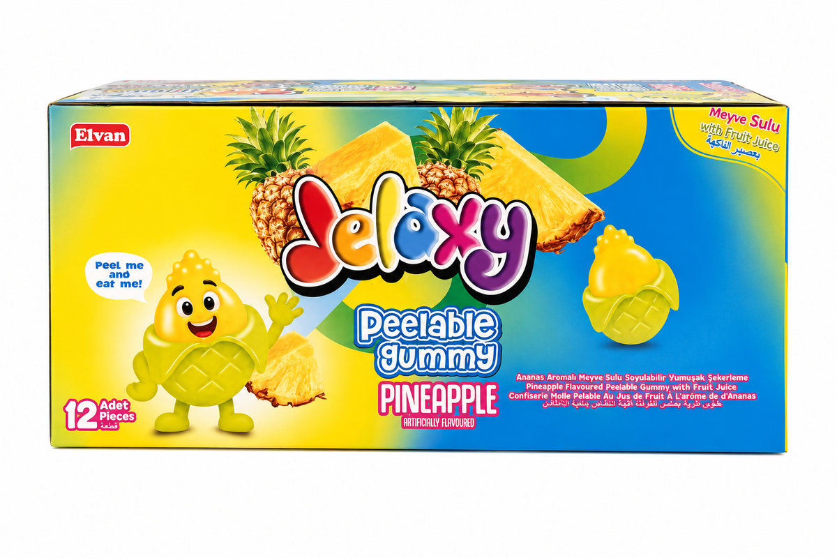 Jeleuri Elv Jelaxy Peelable Ananas (12 Pungi/ Cutie)