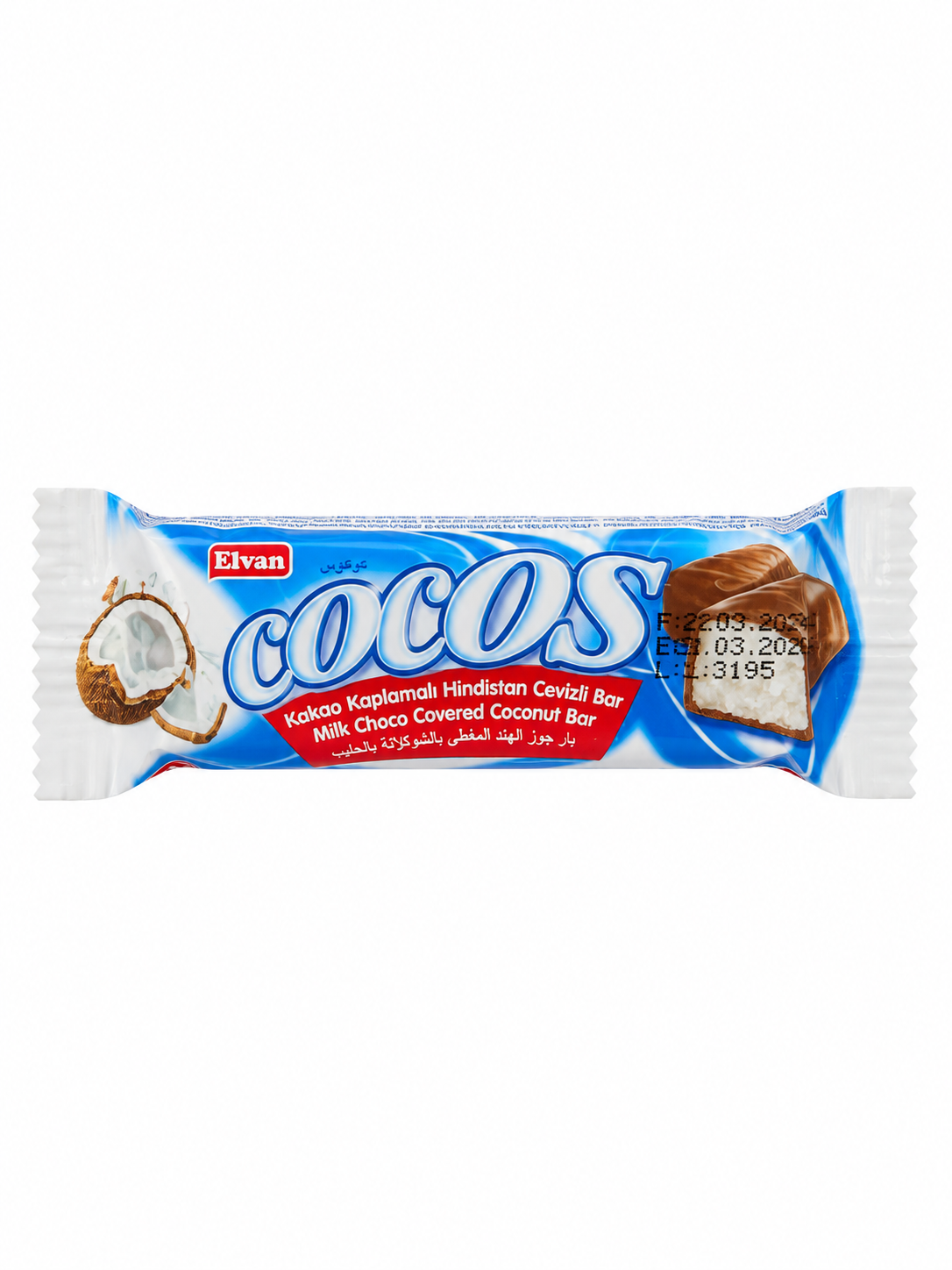 Baton Ciocolata Cocos Elv 16gr (24 Buc/ Cutie)