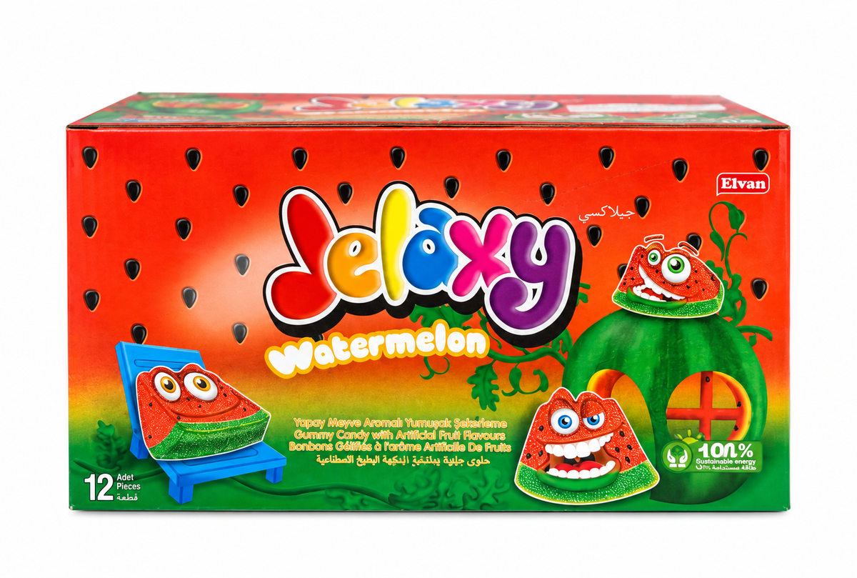 Jeleuri Elv Jelaxy Pepene 80gr (12 Pungi/ Cutie)