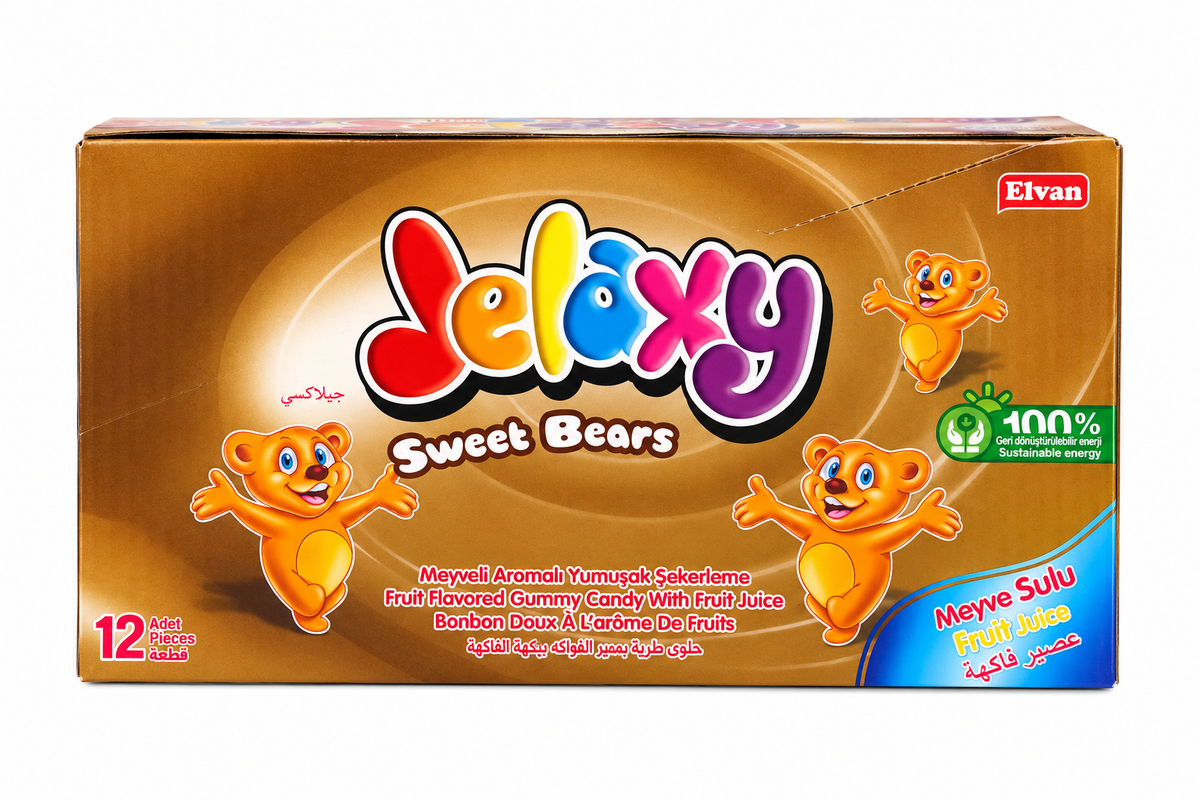 Jeleuri Elv Jelaxy Ursuleti 80gr (12 Pungi/ Cutie)