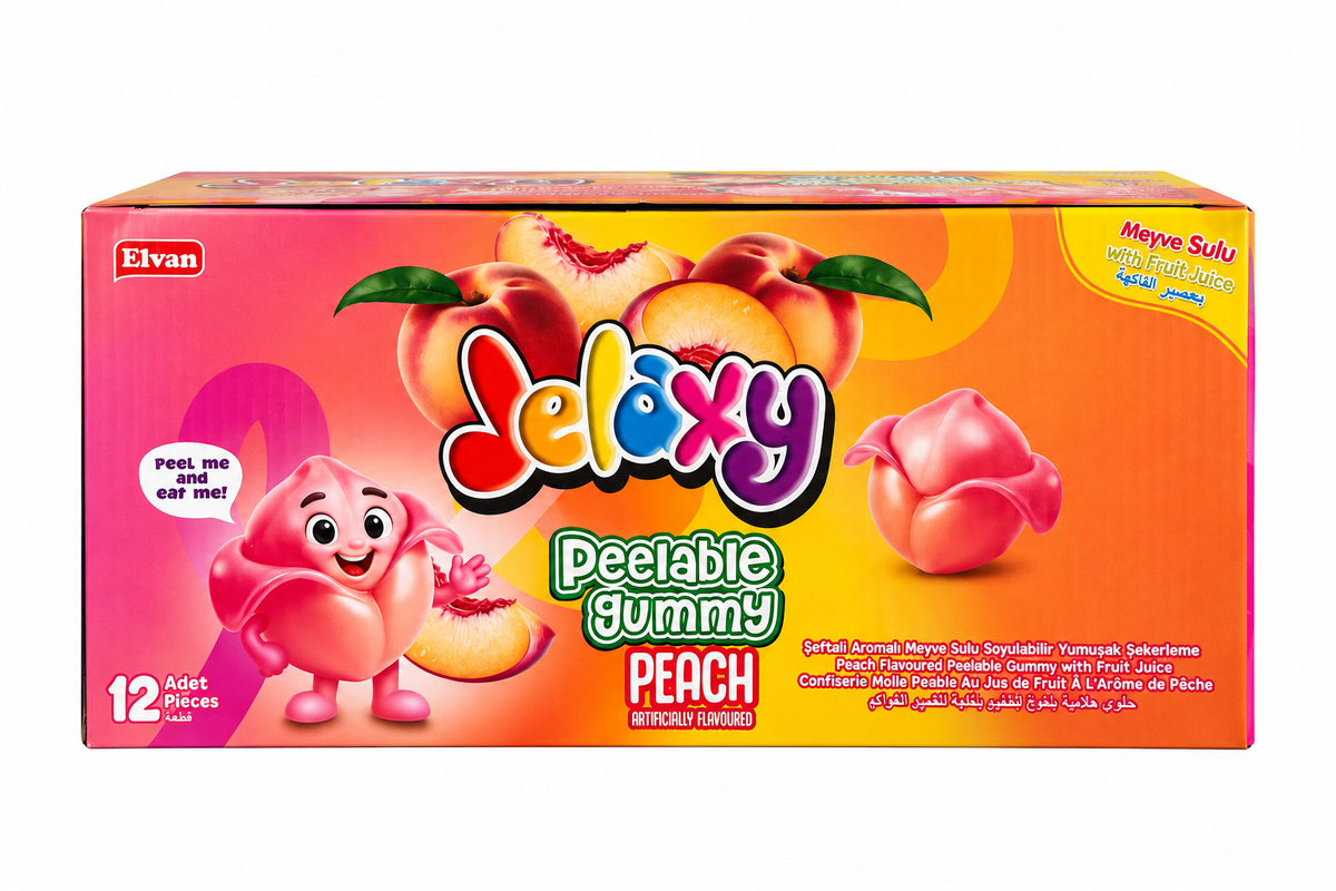 Jeleuri Elv Jelaxy Peelable Piersica (12 Pungi/ Cutie)