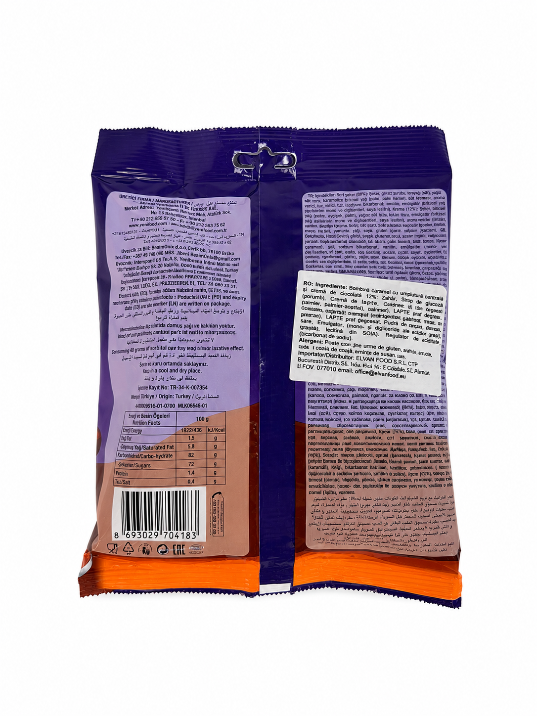 Drajeuri Dr. Milk Choco 250gr (22 Pungi/ Bax)