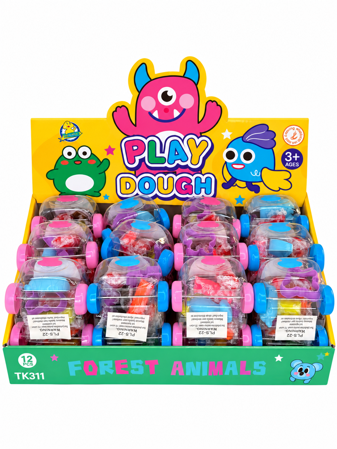 Plastilina Colorata Masinuta (12 Buc/Set) PLS-22 En-gross