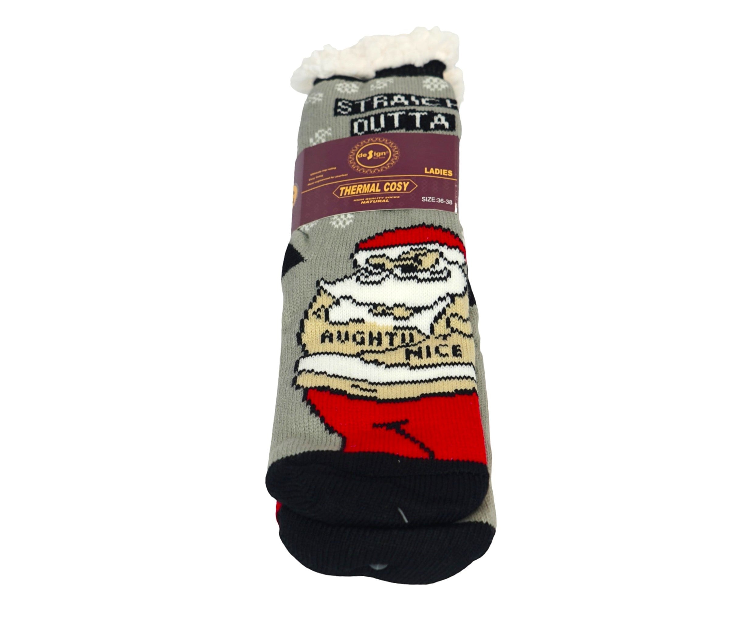 Sosete Dama Lungi Groase Craciun DS810-12
