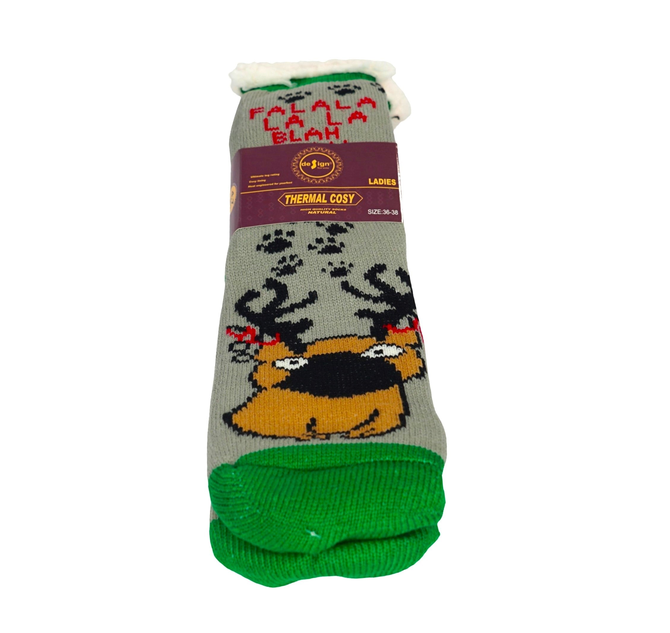 Sosete Dama Lungi Groase Craciun DS810-12