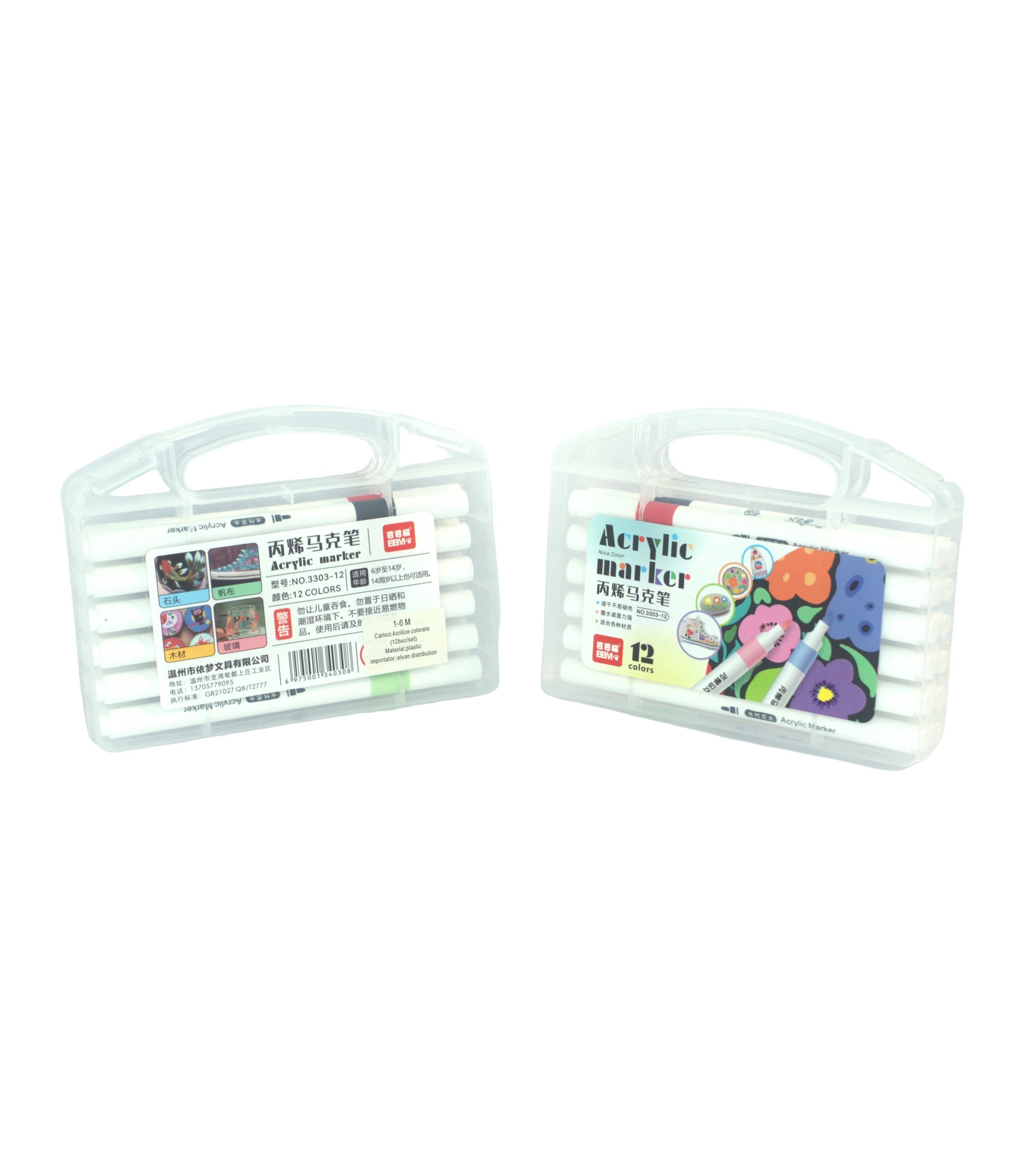 Carioci Acrilice 1-6M