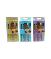 Set 5 Pensule Albastru Pentru Machiaj