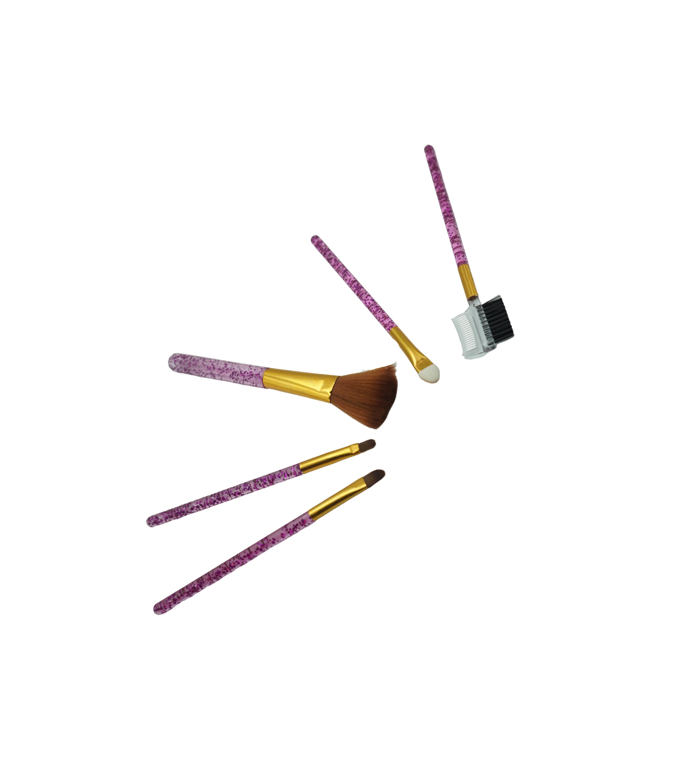 Set 5 Pensule Mov Pentru Machiaj