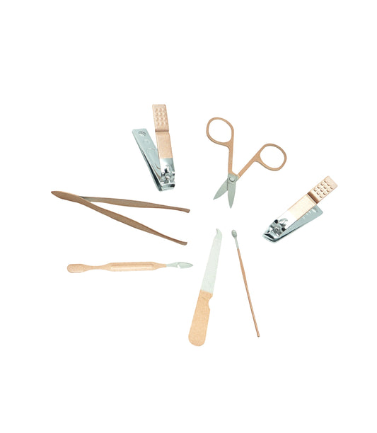 Trusa 7 Piese Manichiura & Pedichiura "Crem" (5-16MC3) 12 truse/set En-gross