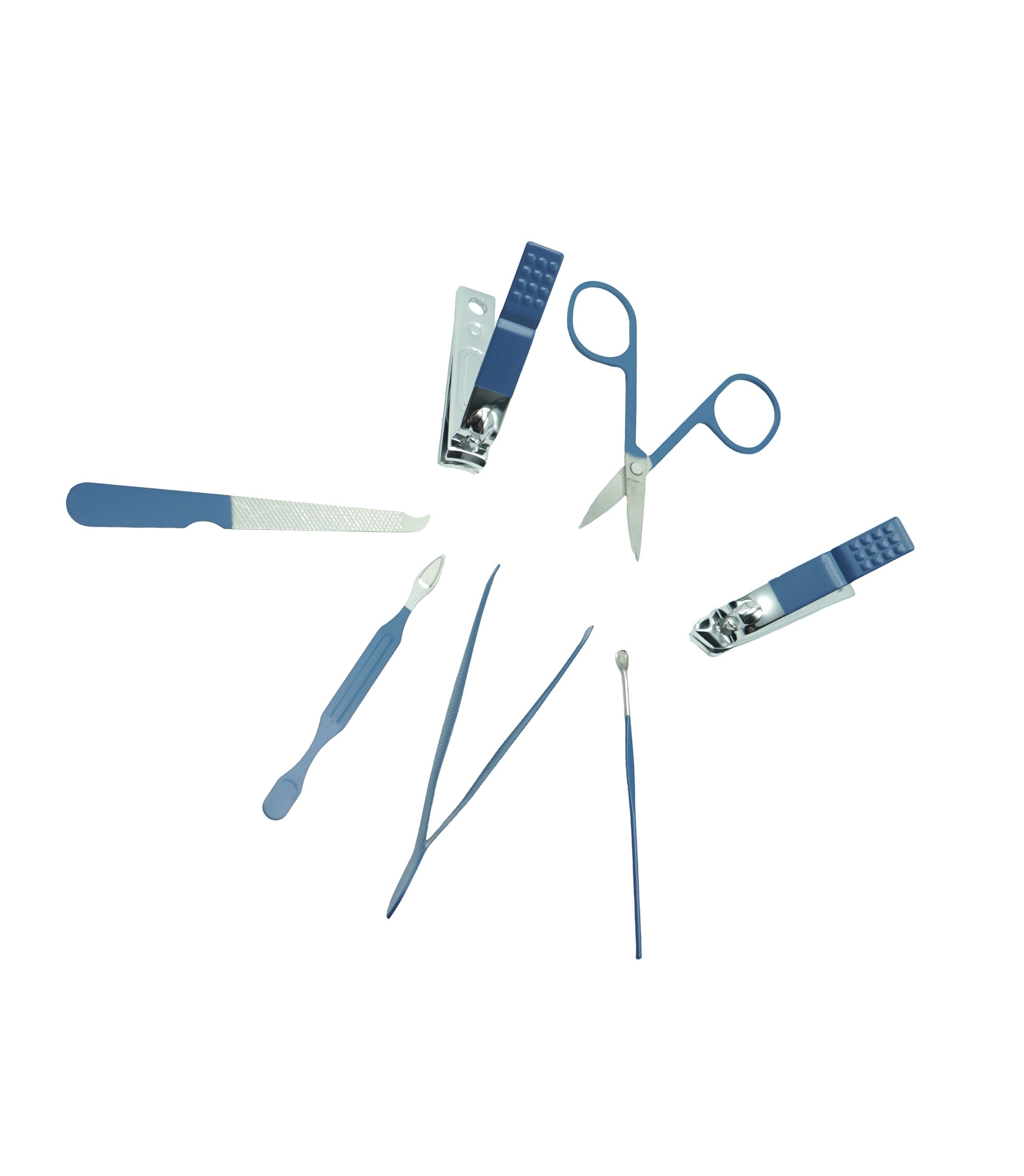 Trusa 7 Piese Manichiura & Pedichiura Albastru 12 truse/set