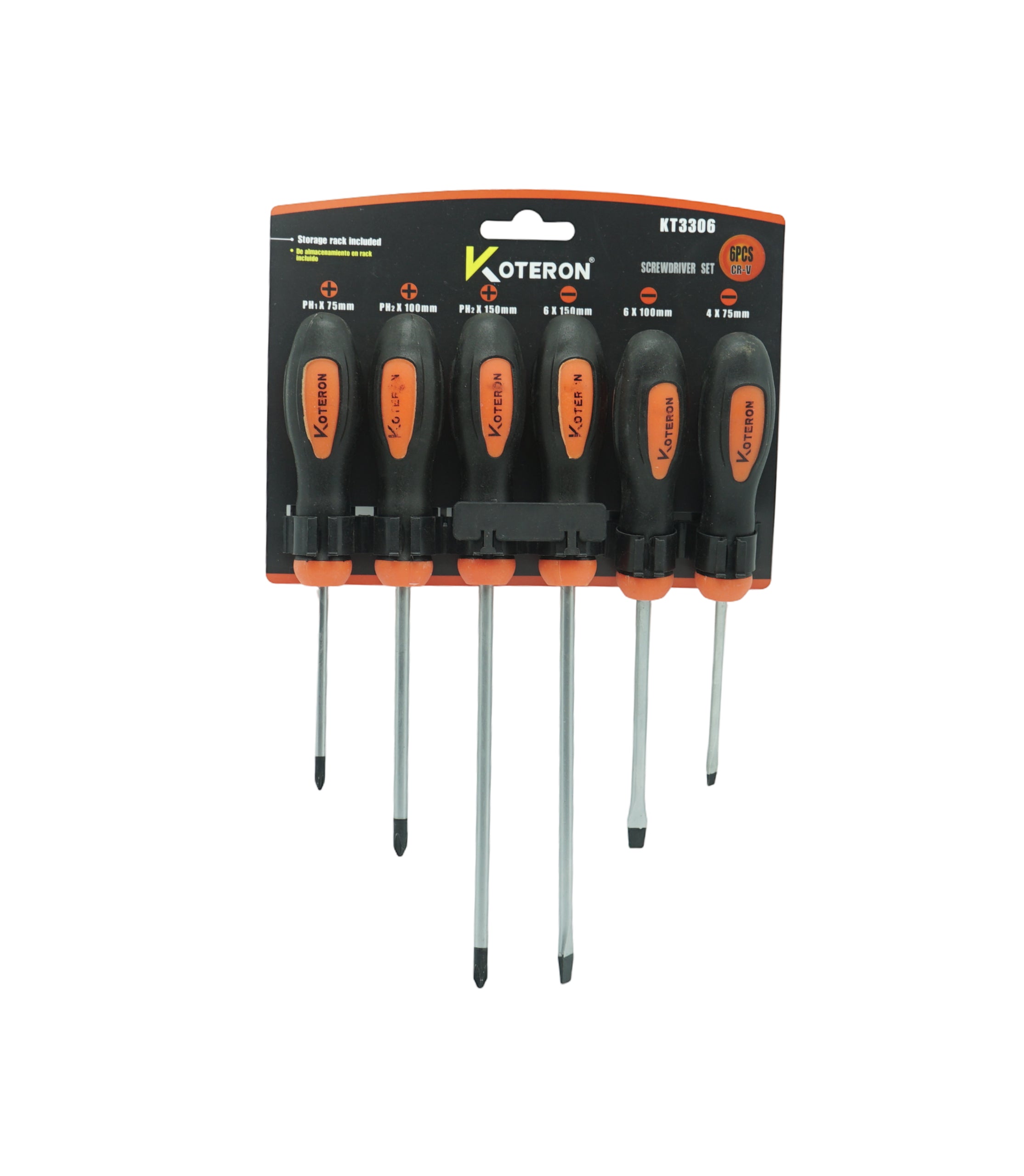 Set 6 Șurubelnițe Cu Mâner Ergonomic