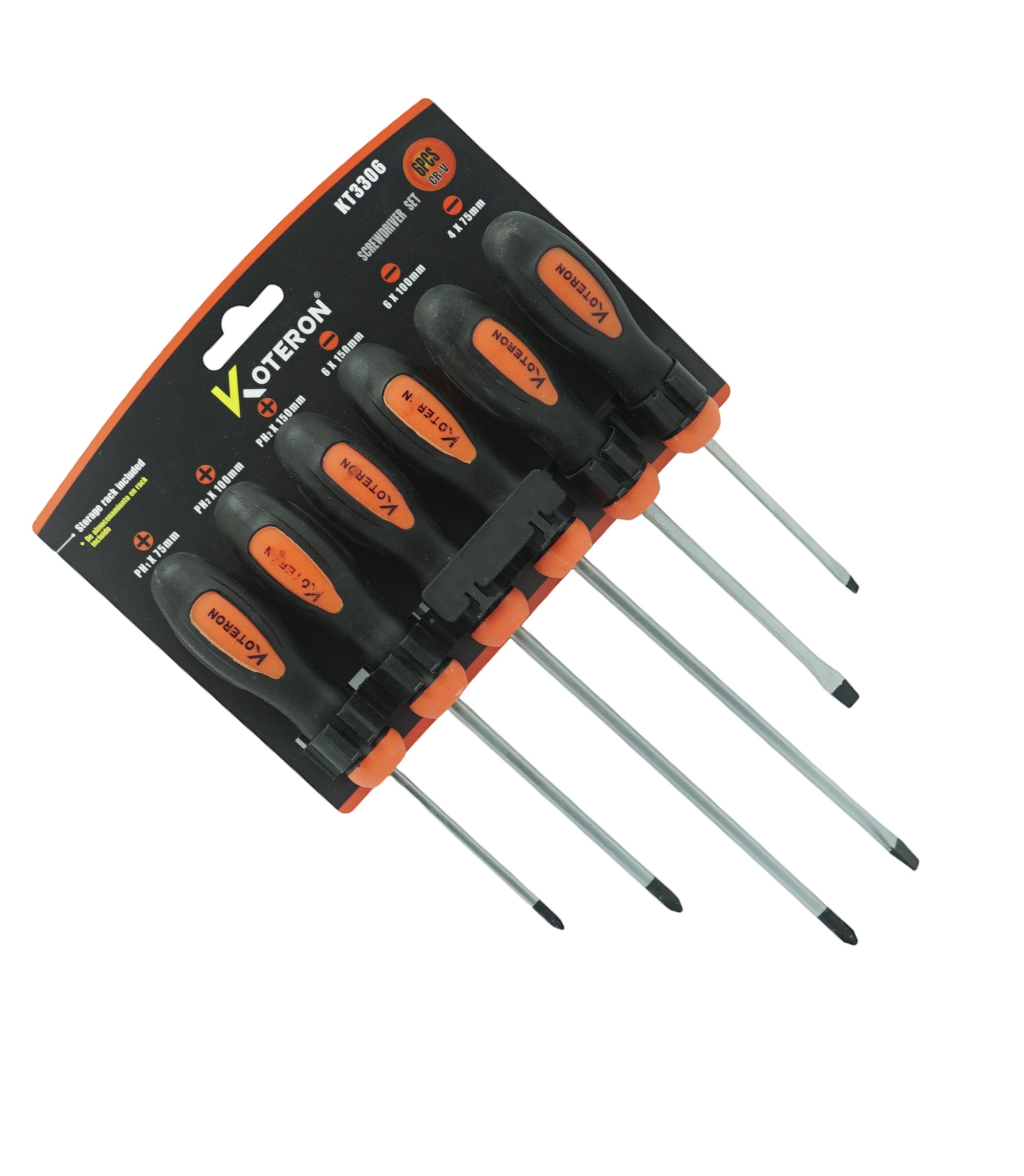 Set 6 Șurubelnițe Cu Mâner Ergonomic