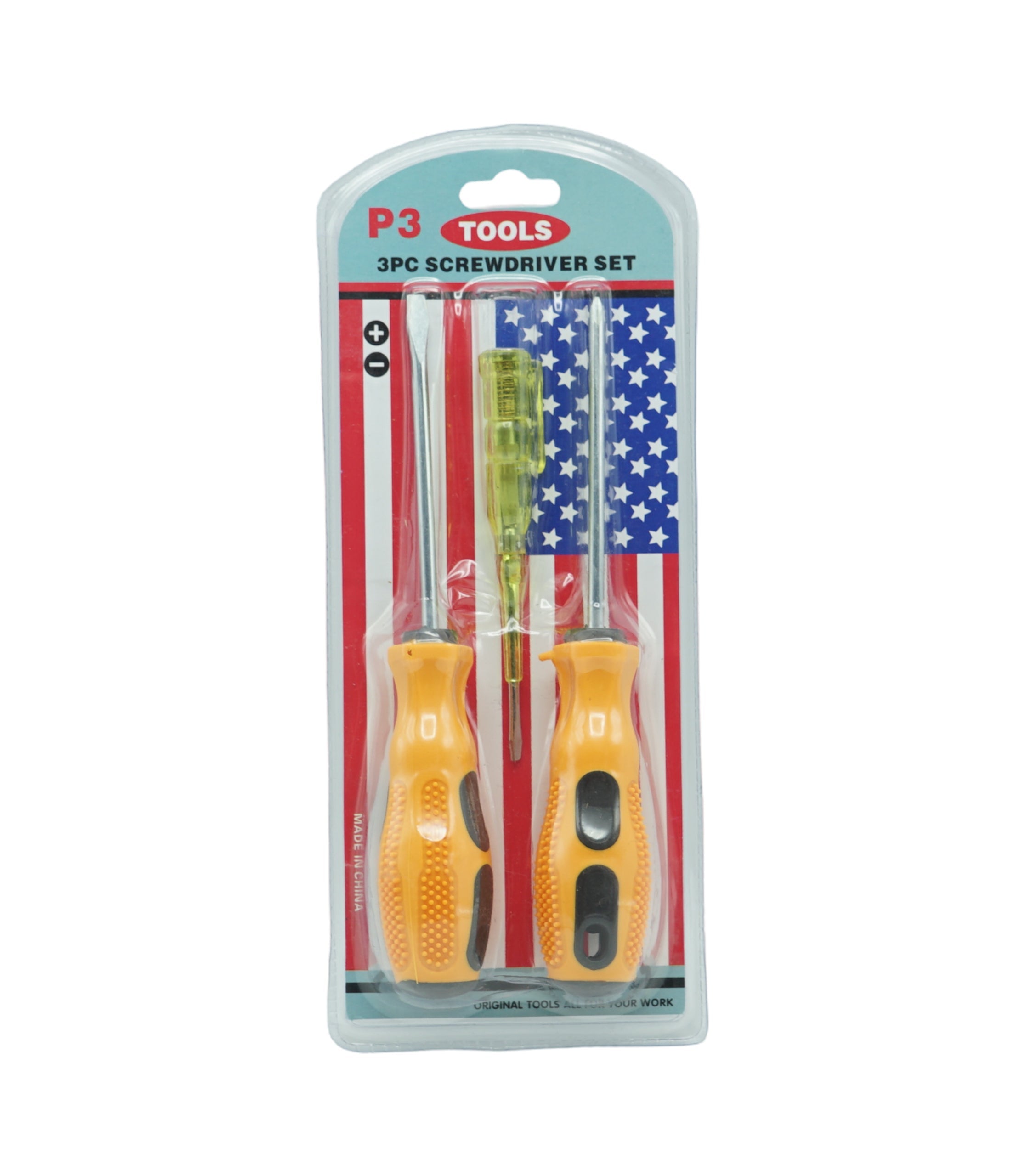 Set 3 Șurubelnițe Cu Mâner Ergonomic