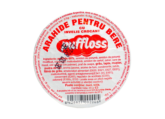 Arahide Pentru Bere Puffloss – Cu Înveliș Crocant, 65 g (5 Buc/Set) – En-gross