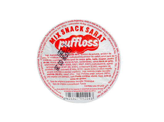 Mix Snack Sarat Puffloss 60 gr (5 Buc/Set) En-gross
