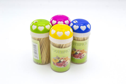 Scobitori Din Bambus Tub Rotund (12 buc/set) En-gross