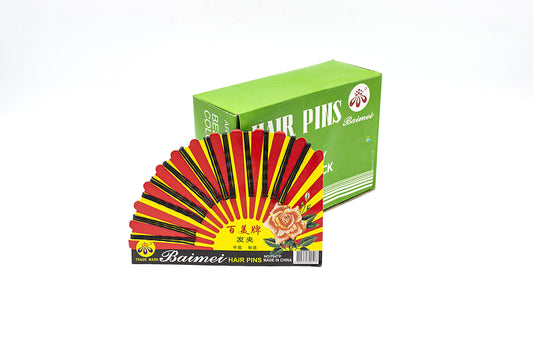 Agrafe de par negre "Size-L" (18 buc/set) engross