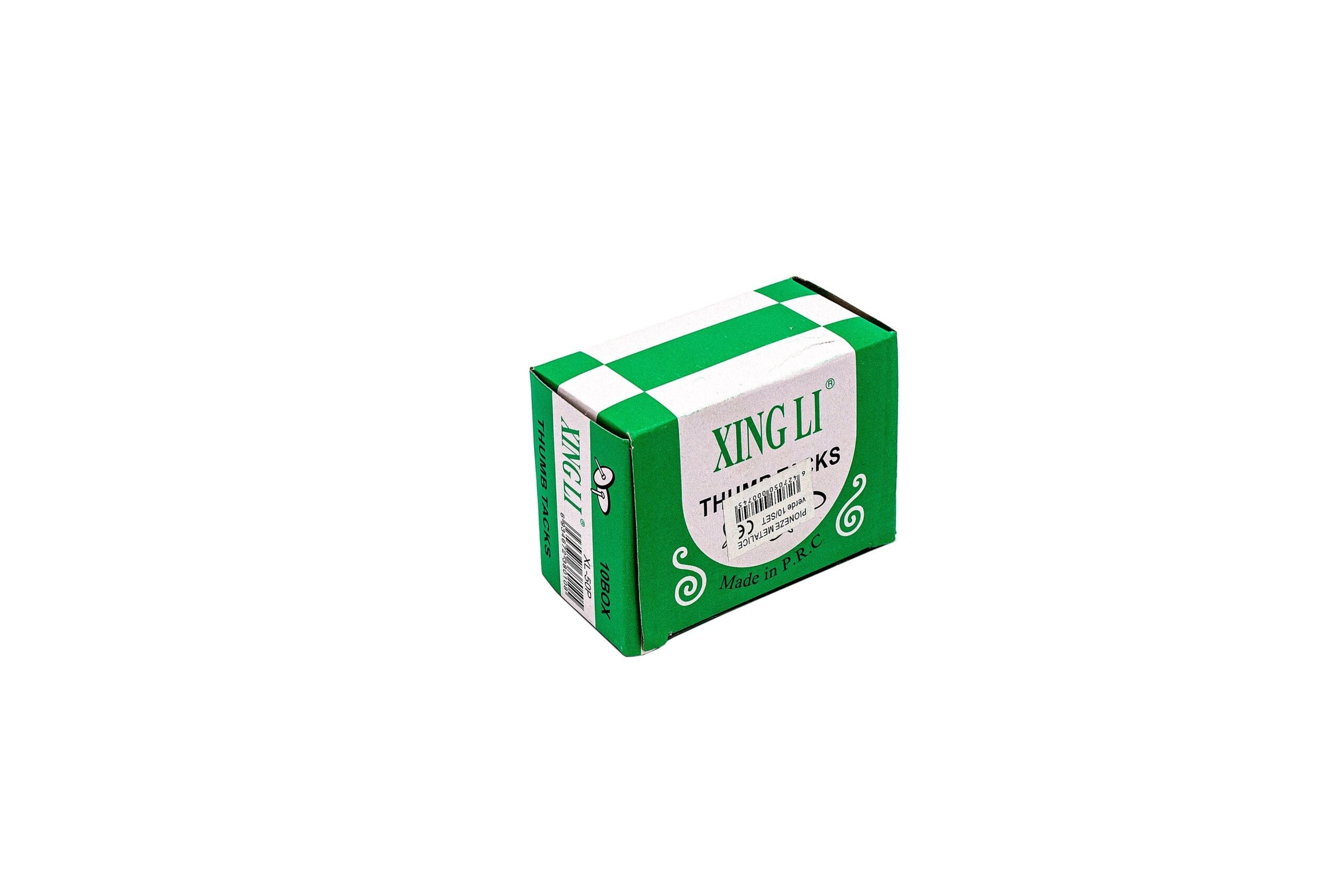 Pioneze in cutie verde