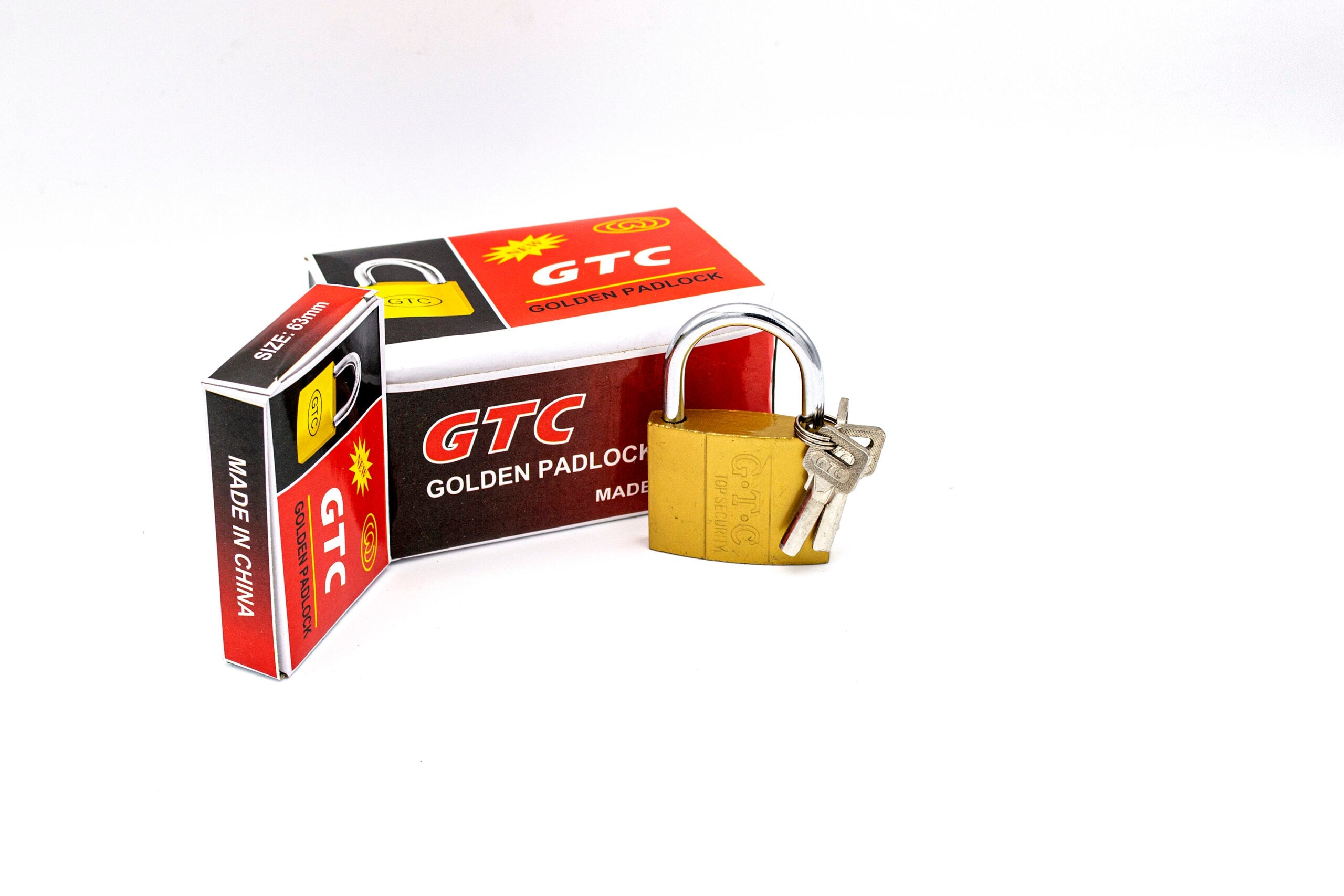 Lacat auriu 63mm