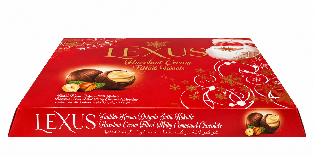 Bomboane Ciocolată Lexus cu Cremă de Alune 150 gr - Santa