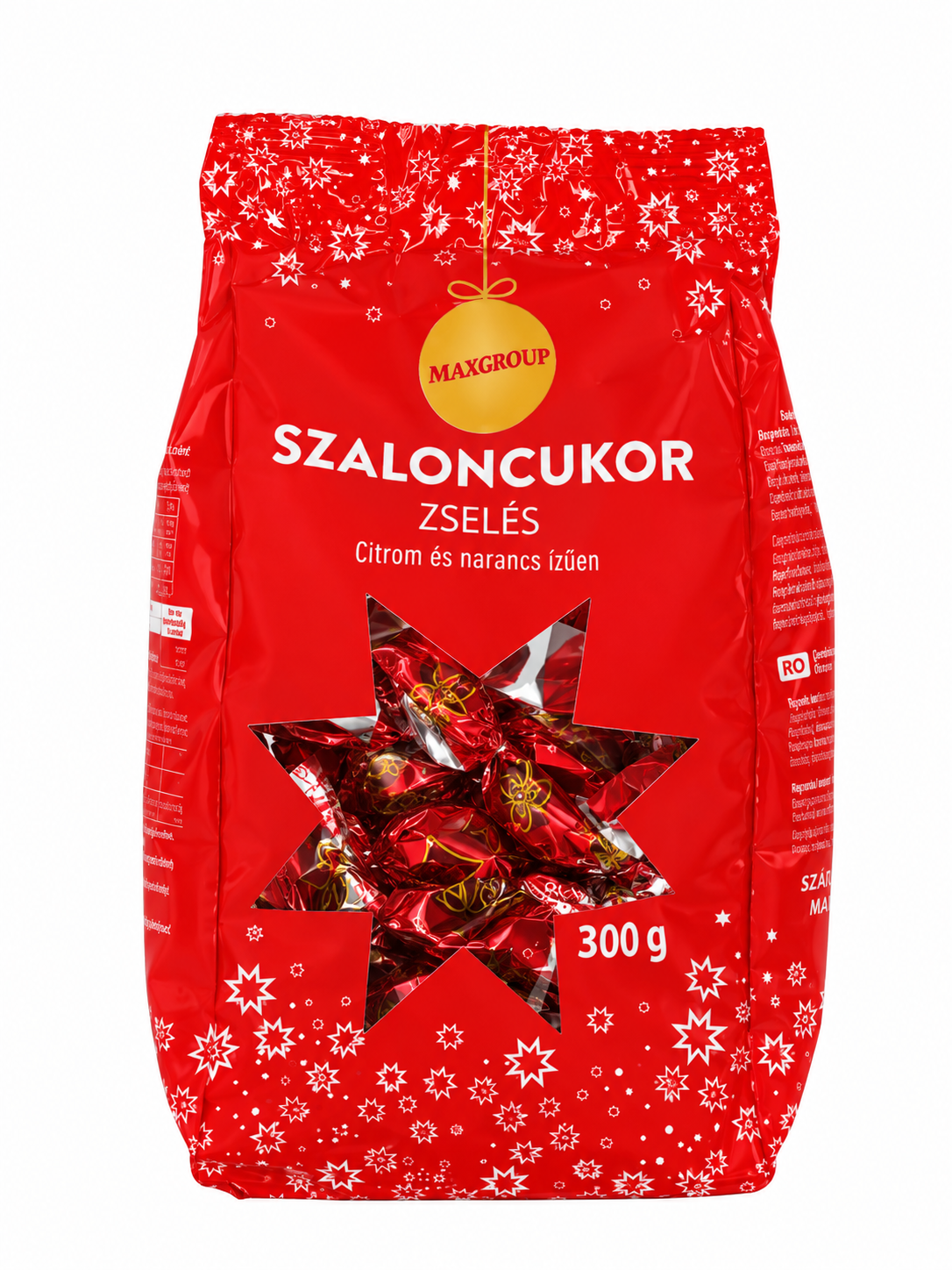 Bomboane De Pom Csillng Zseles Szaloncukor 300g – Jeleu In Ciocolata Neagra ( 14 Buc/Bax) En-gross