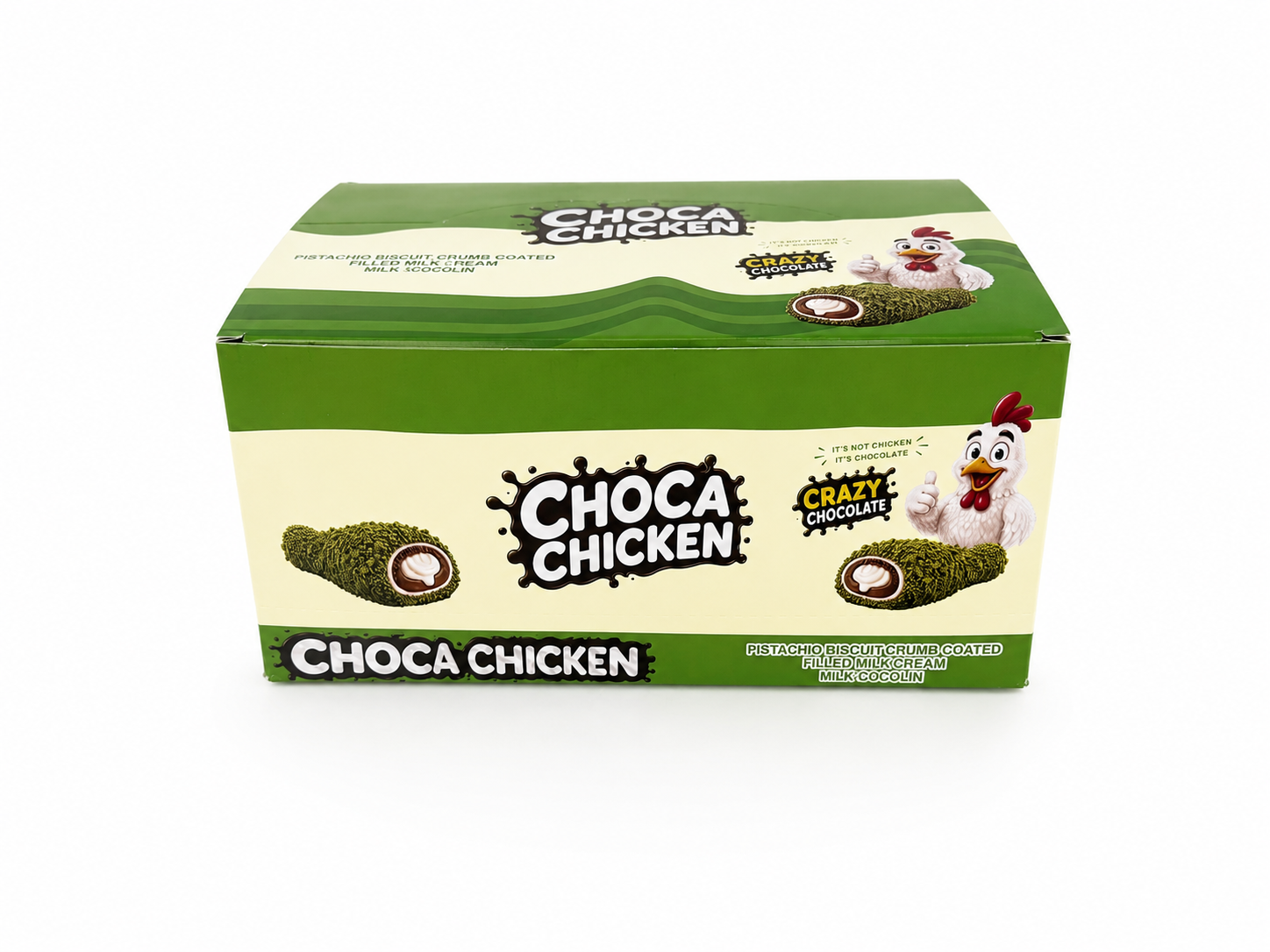 Choca Chicken Pistachio Biscuit Crumb Coated (24 Buc/Cutie) En-gross