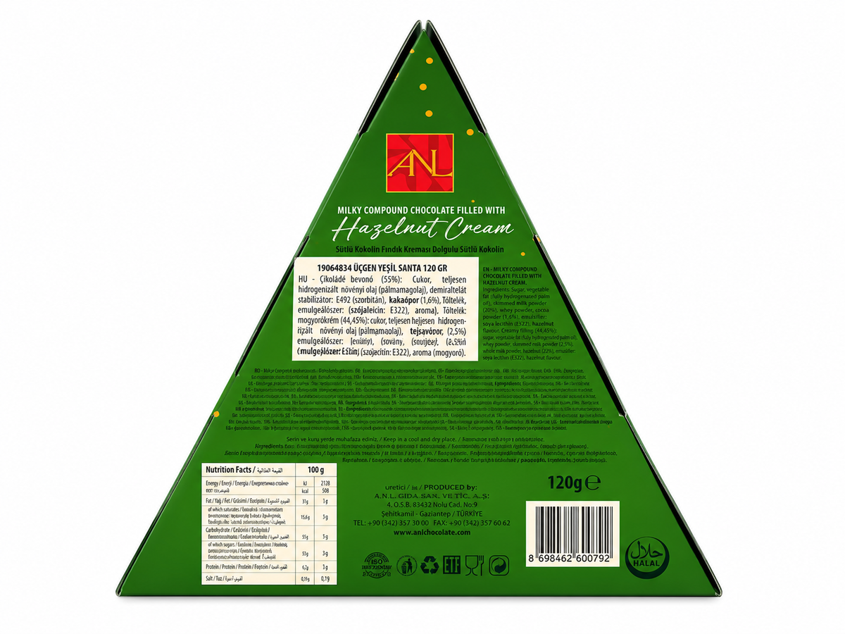 Bomboane Ciocolată Lexus cu Cremă de Alune 120 gr – X-mas Tree