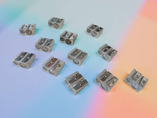 Ascutitoare Metal Dubla En-gross (12 Buc/Set)