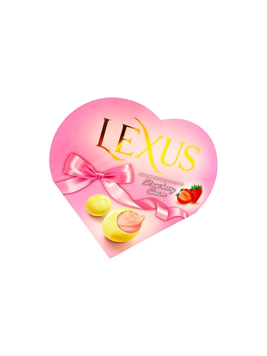 Bomboane Lexus Inima "Crema de Capsuni" 110Gr (24 Cutii/Bax) En-gross