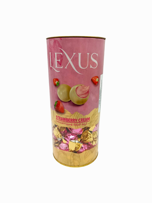 Bomboane Lexus „Crema De Capsuni” 500g (12 Tuburi/Bax) En-gross