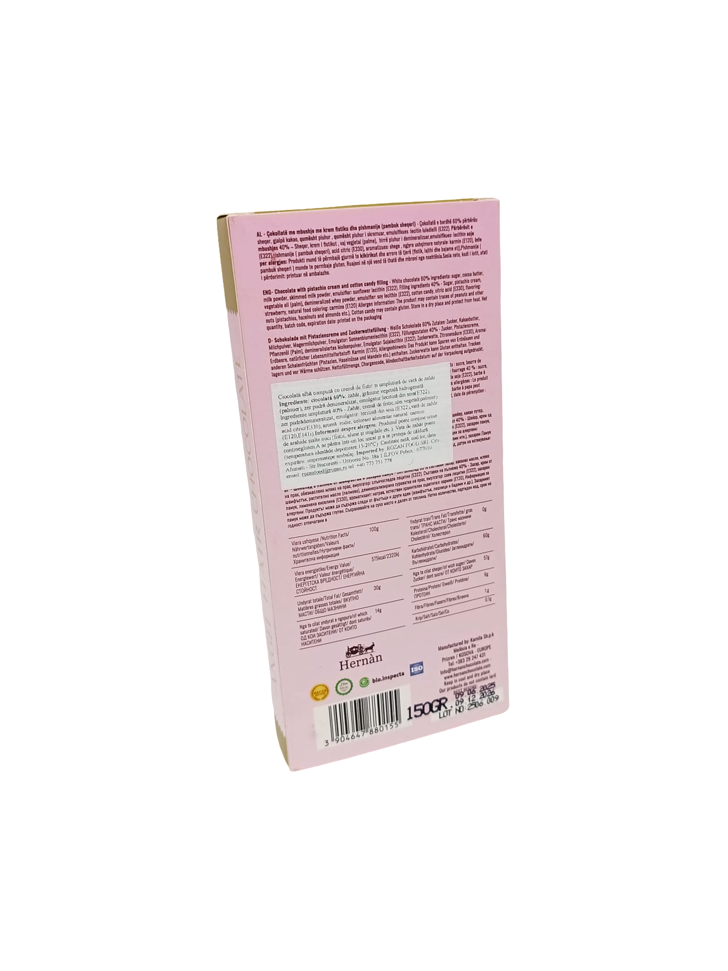 Ciocolata Angel Hair (20 Buc/Cutie) 150gr En-gross