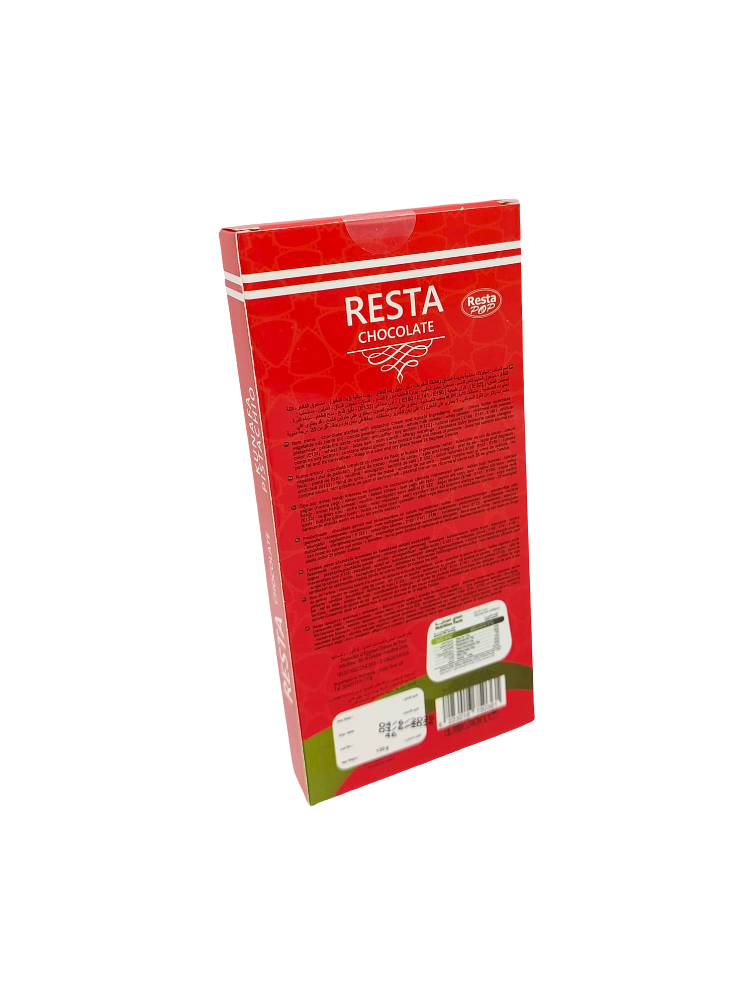 Ciocolata Resta Kunafa Pistachio 130g