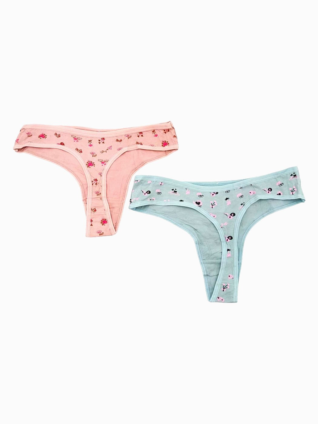 Chiloți Dama Tanga Cu Imprimeu Floral