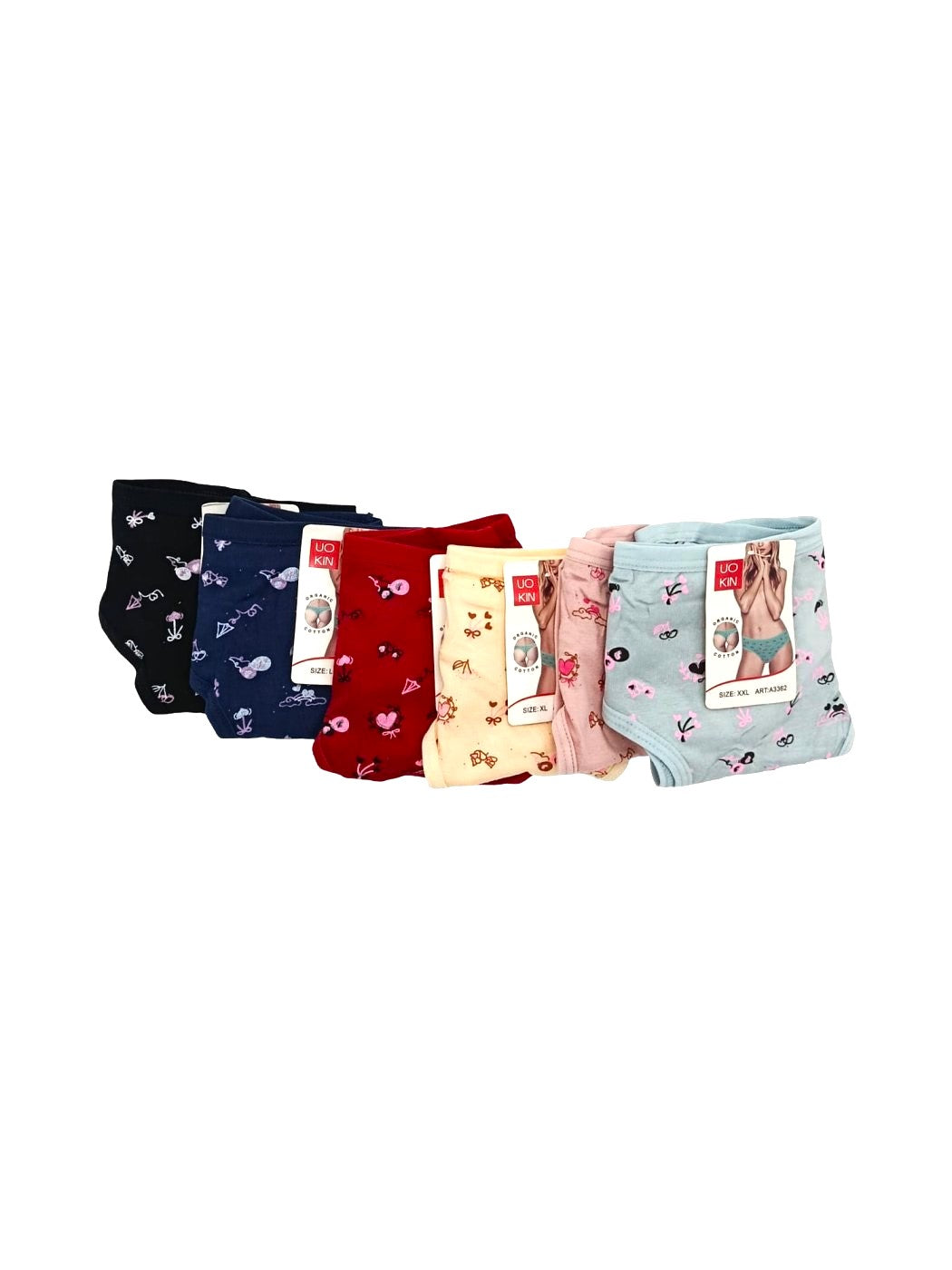 Chiloți Dama Tanga Cu Imprimeu Floral