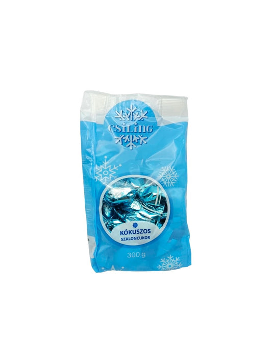 Bomboane De Pom Csillng Kókuszos Szaloncukor 300g – Aroma De Cocos ( 14 Buc/Bax) En-gross