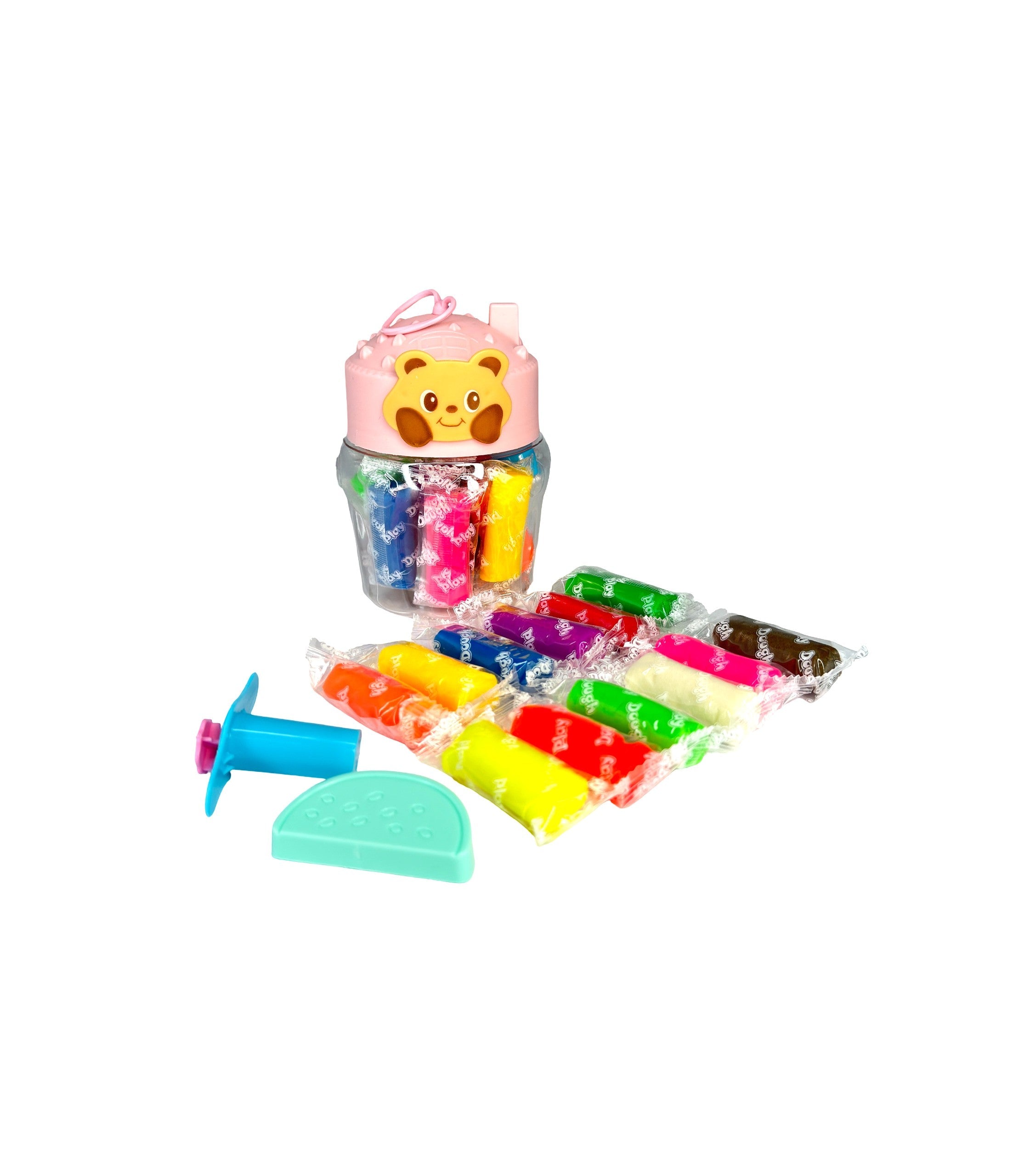 Set Plastilină Colorată Cu Ursuleț Și Accesorii