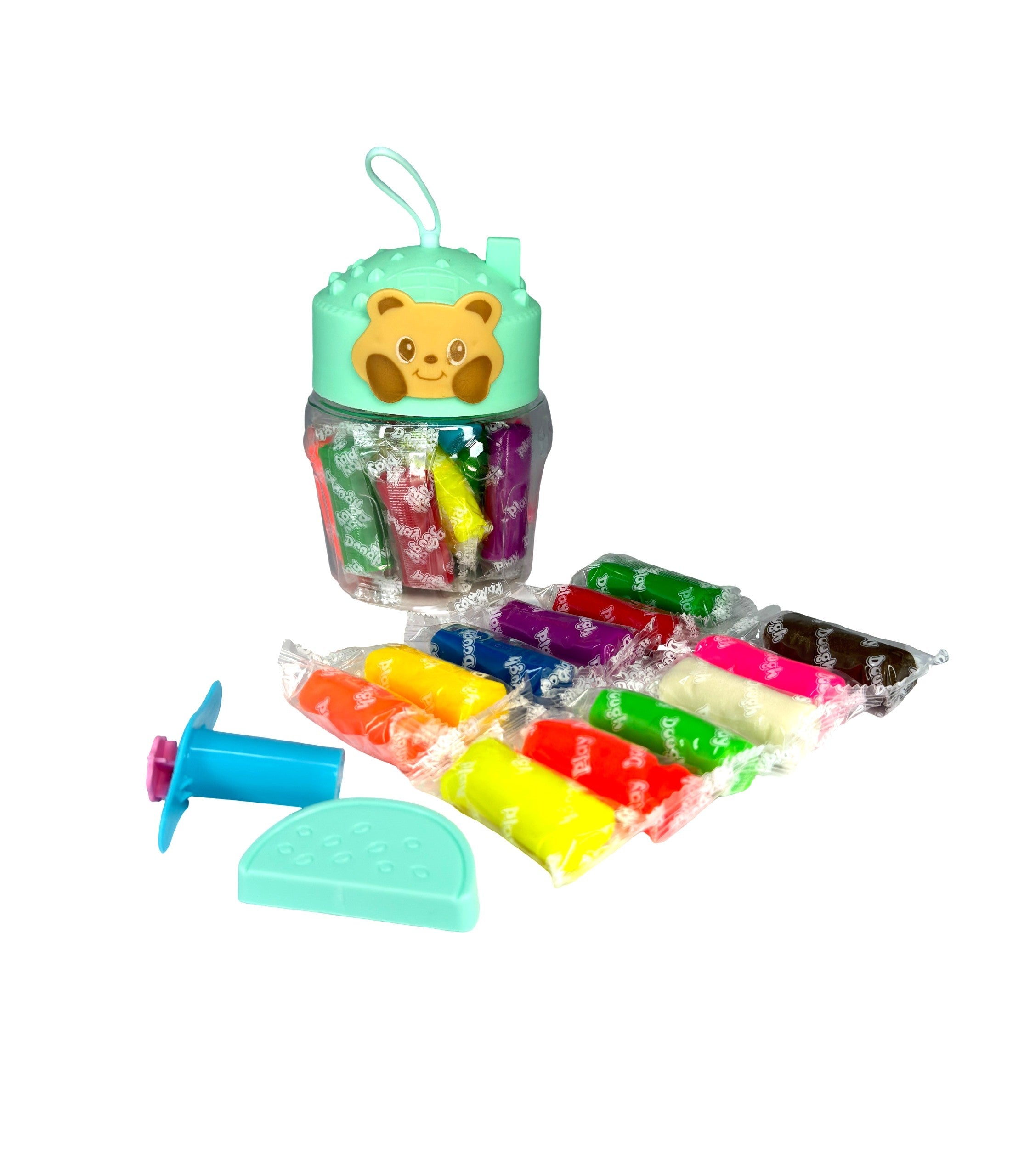 Set Plastilină Colorată Cu Ursuleț Și Accesorii