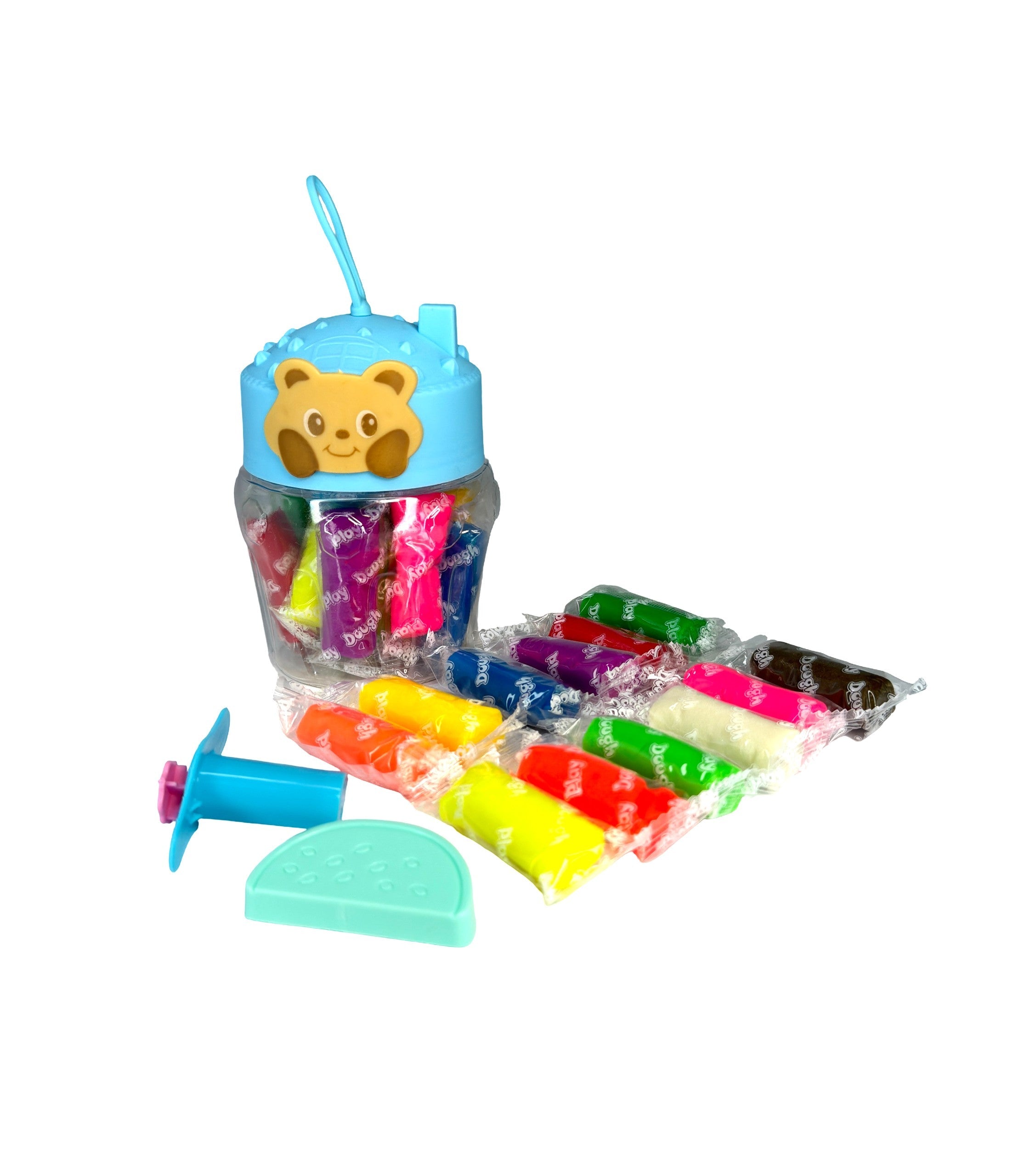 Set Plastilină Colorată Cu Ursuleț Și Accesorii