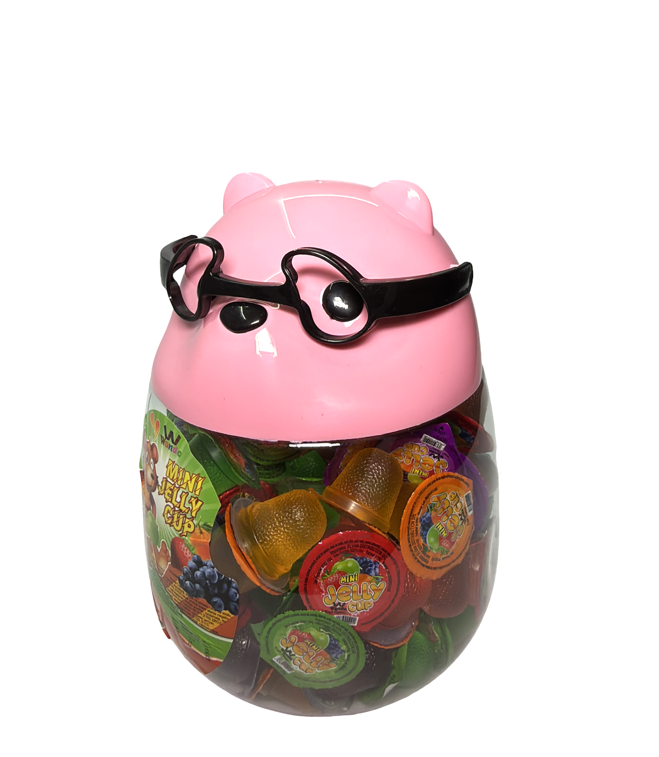 Jeleu Cupa Urs Roz Cu Ochelari 13Gr