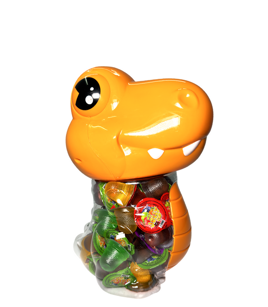 Jeleu Cupa Dinozaur "13GR Portocaliu" (100 Buc/Bol En-gross)