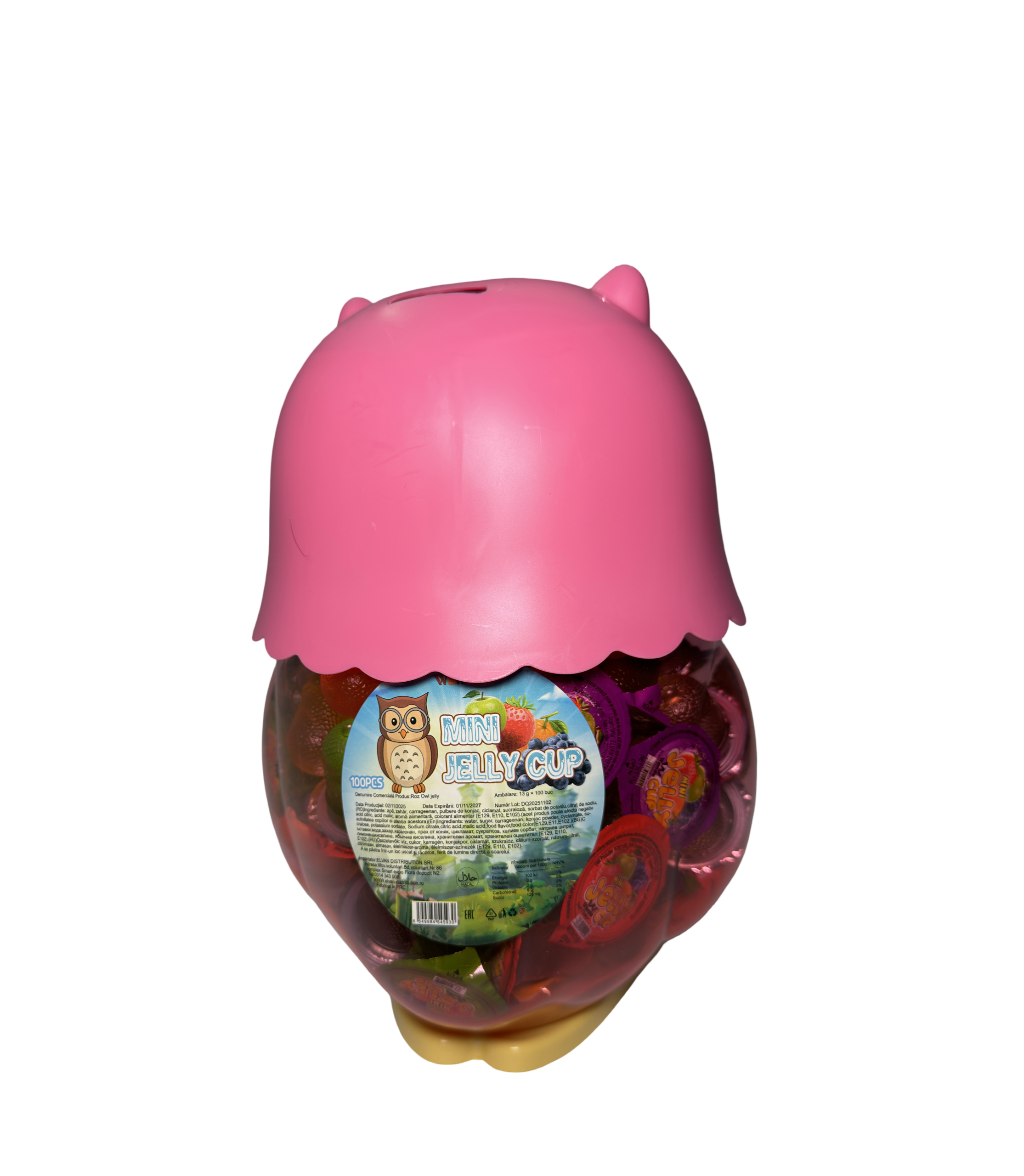 Jeleu Cupa Bufnita Roz 13Gr