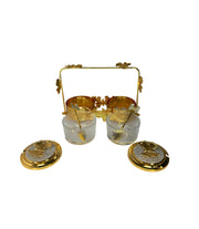 Accesoriu Auriu Rotund Cu 2 Compartimente