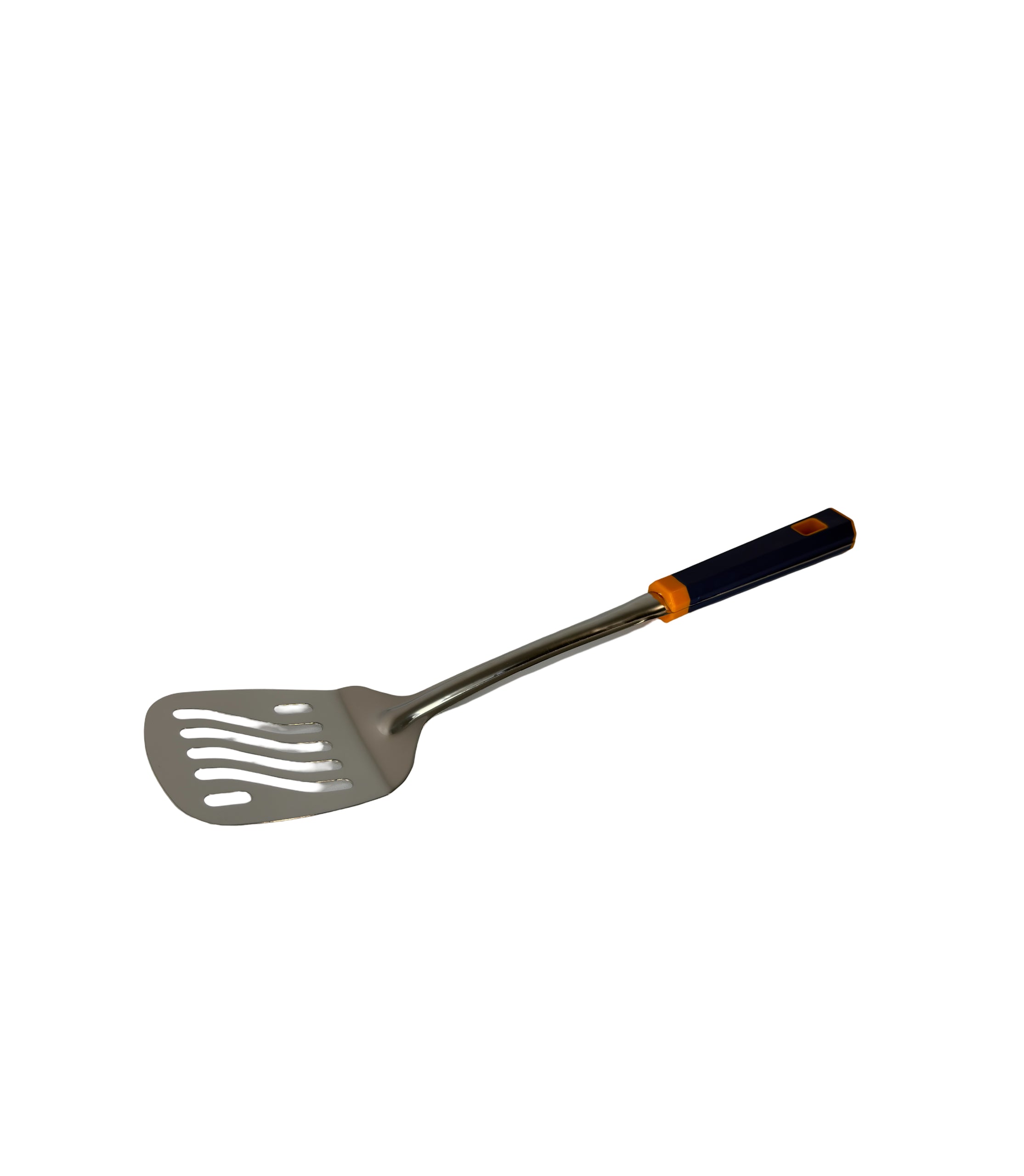 Spatulă De Bucătărie Din Inox Cu Mâner Negru