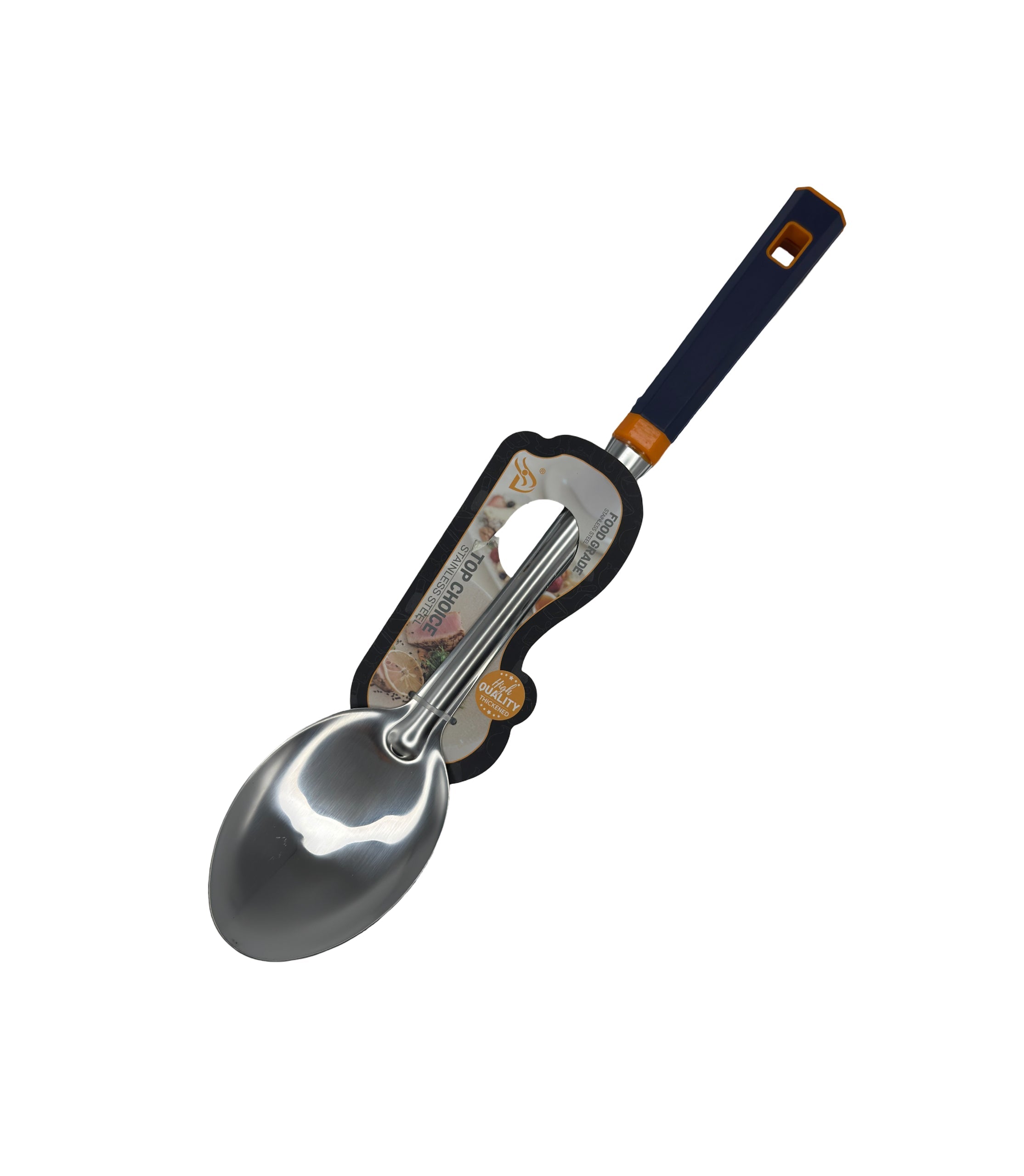 Lingură De Gătit Din Inox Cu Mâner Albastru